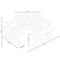 Gardenised Outdoor Round Picnic Table with Bench, 8-Person, Stained Wood QI003903.ST - alternate 8